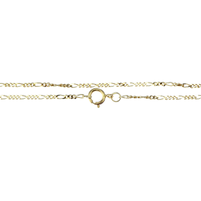 Gold Figaro chain - 50 cm