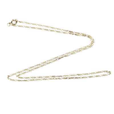Gold Figaro chain - 50 cm