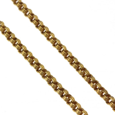 Austro-Hungarian gold chain - 148 cm