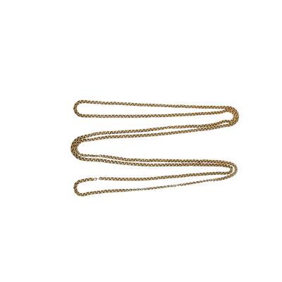 Austro-Hungarian gold chain - 148 cm