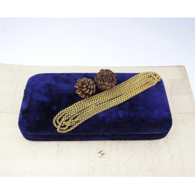 Austro-Hungarian gold chain - 148 cm