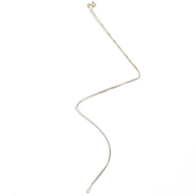 Gold cube chain - 53 cm