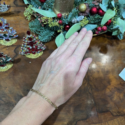 Gold bracelet - 21.5 cm