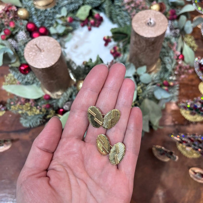 Gold cufflinks