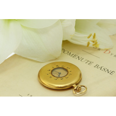SOLD - Gold pocket watch - Longines
