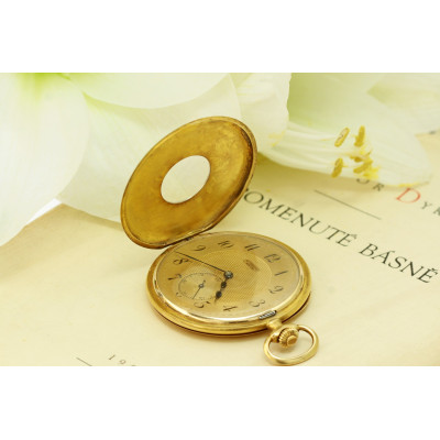 SOLD - Gold pocket watch - Longines