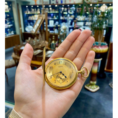 SOLD - Gold pocket watch - Longines