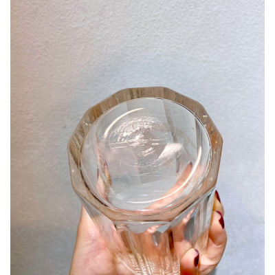 Sklenice s rytinou - biedermeier