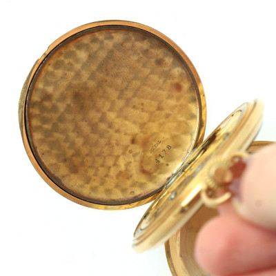 Triple-case gold pocket watch - Prima Watch Co.