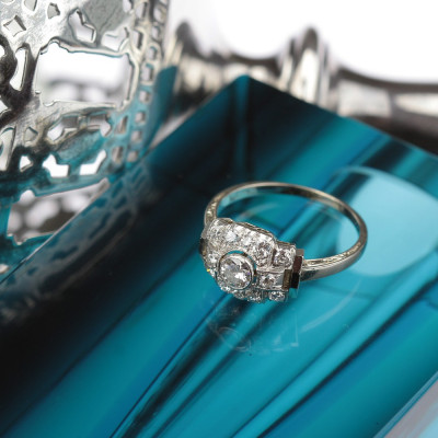 SOLD - Art deco diamond ring