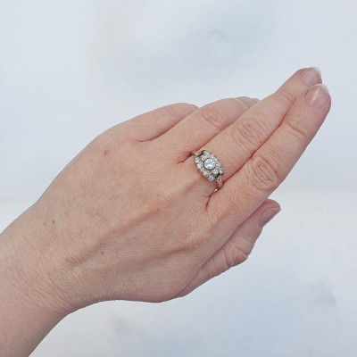 SOLD - Art deco diamond ring