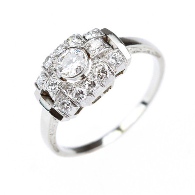 SOLD - Art deco diamond ring