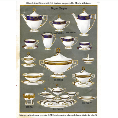 Přátelský porcelánový set - Stará Role, Hutschenreuther