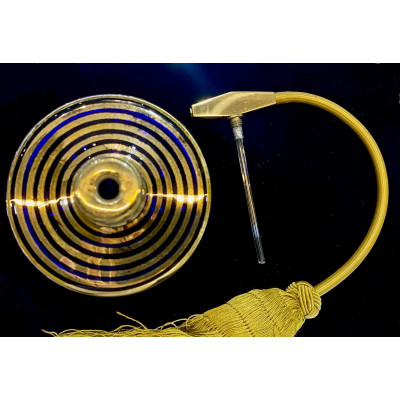 Toaletní sada z kobaltového skla