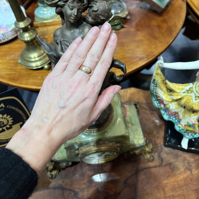 Zlatý prsten s diamantem