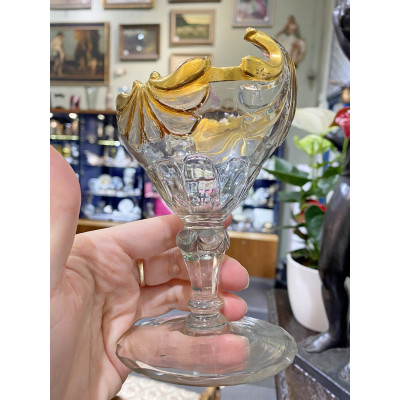 Glass sweetmeat dish - Silesia, 2nd half of the 18th century