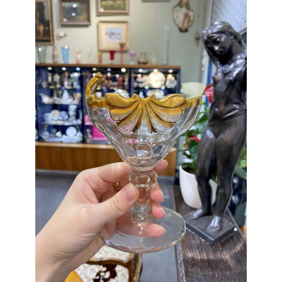 Glass sweetmeat dish - Silesia, 2nd half of the 18th century