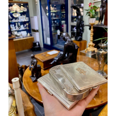 Silver Czechoslovak cigarette case