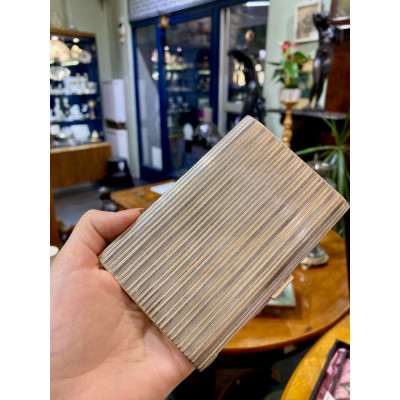 Silver Czechoslovak cigarette case