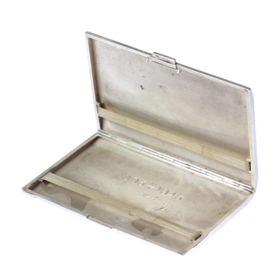 Silver Czechoslovak cigarette case