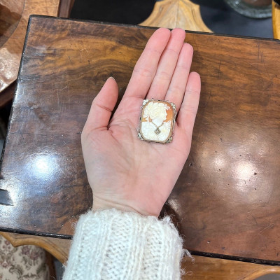 Brož/přívěs kamej habille