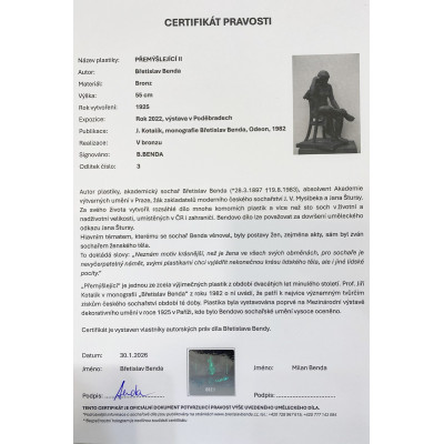 Přemýšlející - Břetislav Benda