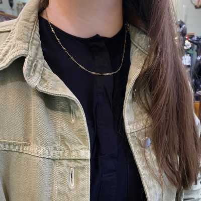 Zlatý řetízek - 50 cm