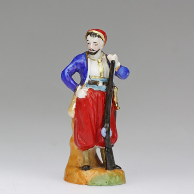 Porcelánová soška - Turecký voják