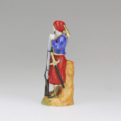Porcelánová soška - Turecký voják