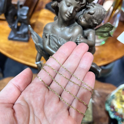 Gold chain - 58,5 cm