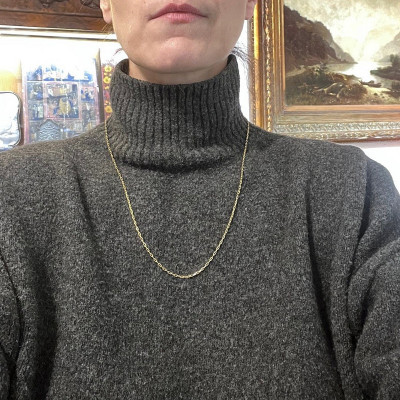 Gold chain - 58,5 cm