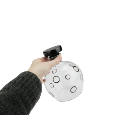 Skleněná karafa se šesti pohárky - Art deco