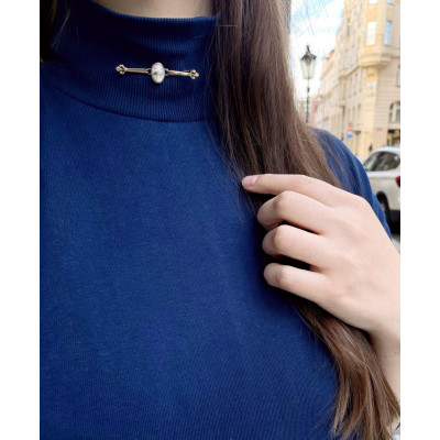 Brožka s kamejí – počátek 20. století