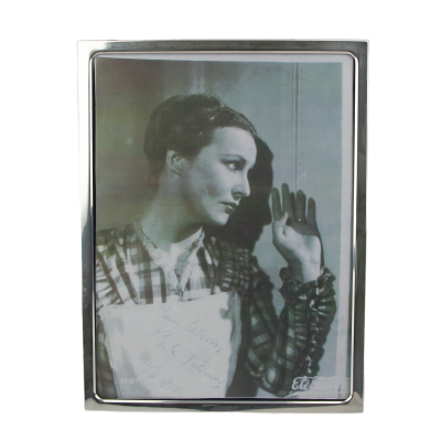 Silver photo frame - medium size
