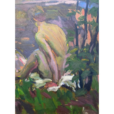 Jan Autengruber - Akt u vodní hladiny