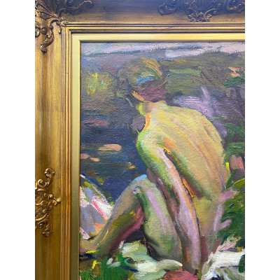 Jan Autengruber - Akt u vodní hladiny