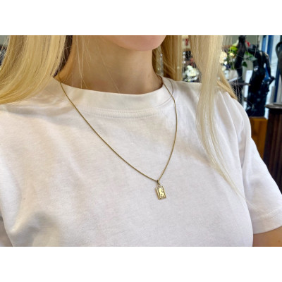 Zlatý přívěsek  se znamením zvěrokruhu - lev