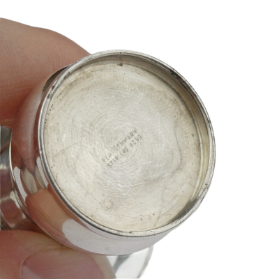 Stříbrná slánka s pepřenkou - Dánsko, pol. 20. století