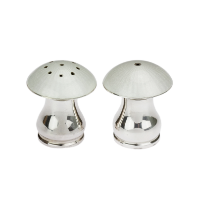 Stříbrná slánka s pepřenkou - Dánsko, pol. 20. století