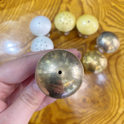 Stříbrná slánka s pepřenkou - Dánsko, pol. 20. století