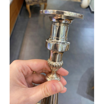 Stříbrný svícen - 2. polovina 19. století