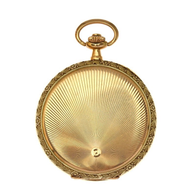 Tříplášťové zlaté kapesní hodinky - Corgemont Watch Co.