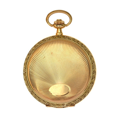 Tříplášťové zlaté kapesní hodinky - Corgemont Watch Co.