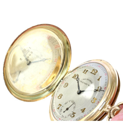 Tříplášťové zlaté kapesní hodinky - Corgemont Watch Co.