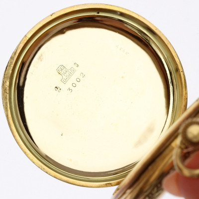 Tříplášťové zlaté kapesní hodinky - Corgemont Watch Co.