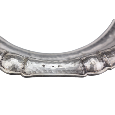 Hammered silver bowl - Sandrik, 1940s