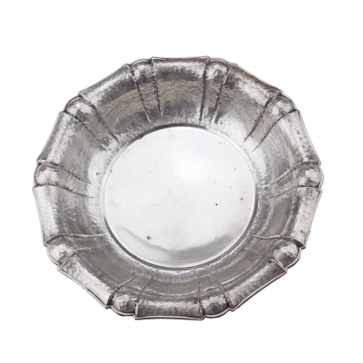 Hammered silver bowl - Sandrik, 1940s