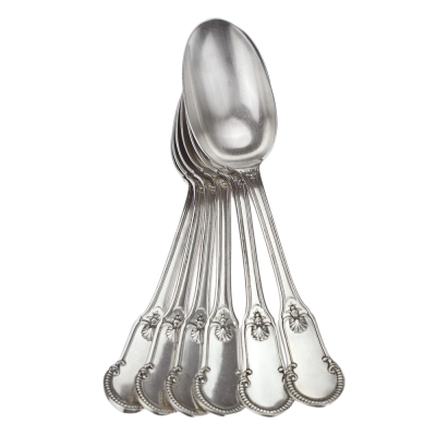 Silver Table Spoons – Belgium, Delheid Frères