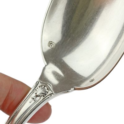 Silver Dessert Spoons – Belgium, Delheid Frères