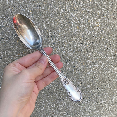 Silver Dessert Spoons – Belgium, Delheid Frères